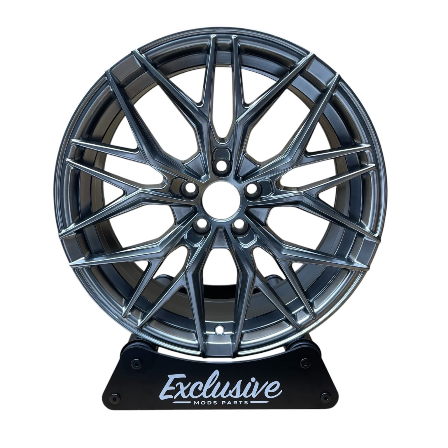 4× 17" 1000M V2 Style Alloys - Hyper Black - 5×100 - Fits Audi, Seat, Skoda & VW