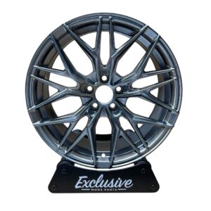 4× 17" 1000M V2 Style Alloys - Hyper Black - 5×100 - Fits Audi, Seat, Skoda & VW