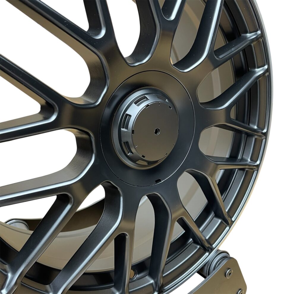4× 20" A45 AMG Style Alloys - Matt Black - 5×112 - Fits Mercedes C/E/S Class