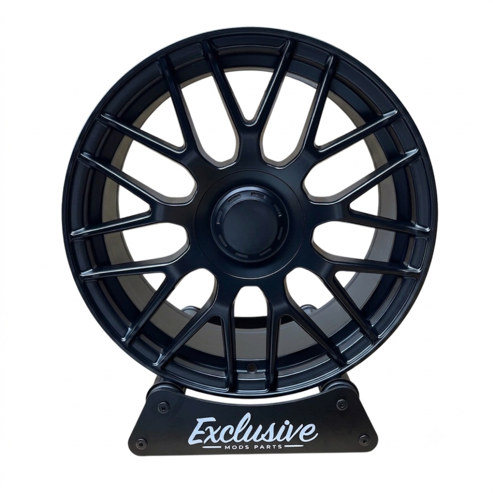 4× 18" A45 AMG Style Alloys - Gloss Black - 5×112 - Fits Mercedes A Class, CLA & GLA