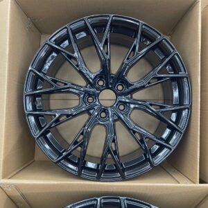 4× 18" CR7 Style Alloys - Gloss Black - 5×112 - Fits BMW 2/3/4/5 G Series, Audi, Mercedes & VW
