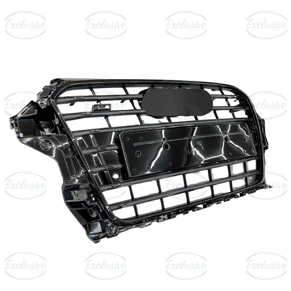 Gloss Black Original Style Mesh Grille - Fits Audi A3/S3 8V (2013-2016)