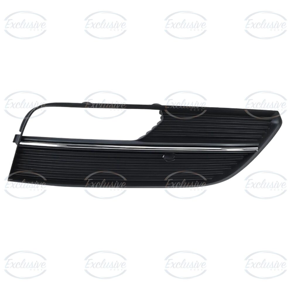 Black Fog Light Covers with Chrome Trim - Fits Audi A3 8V Standard (2013-2016)