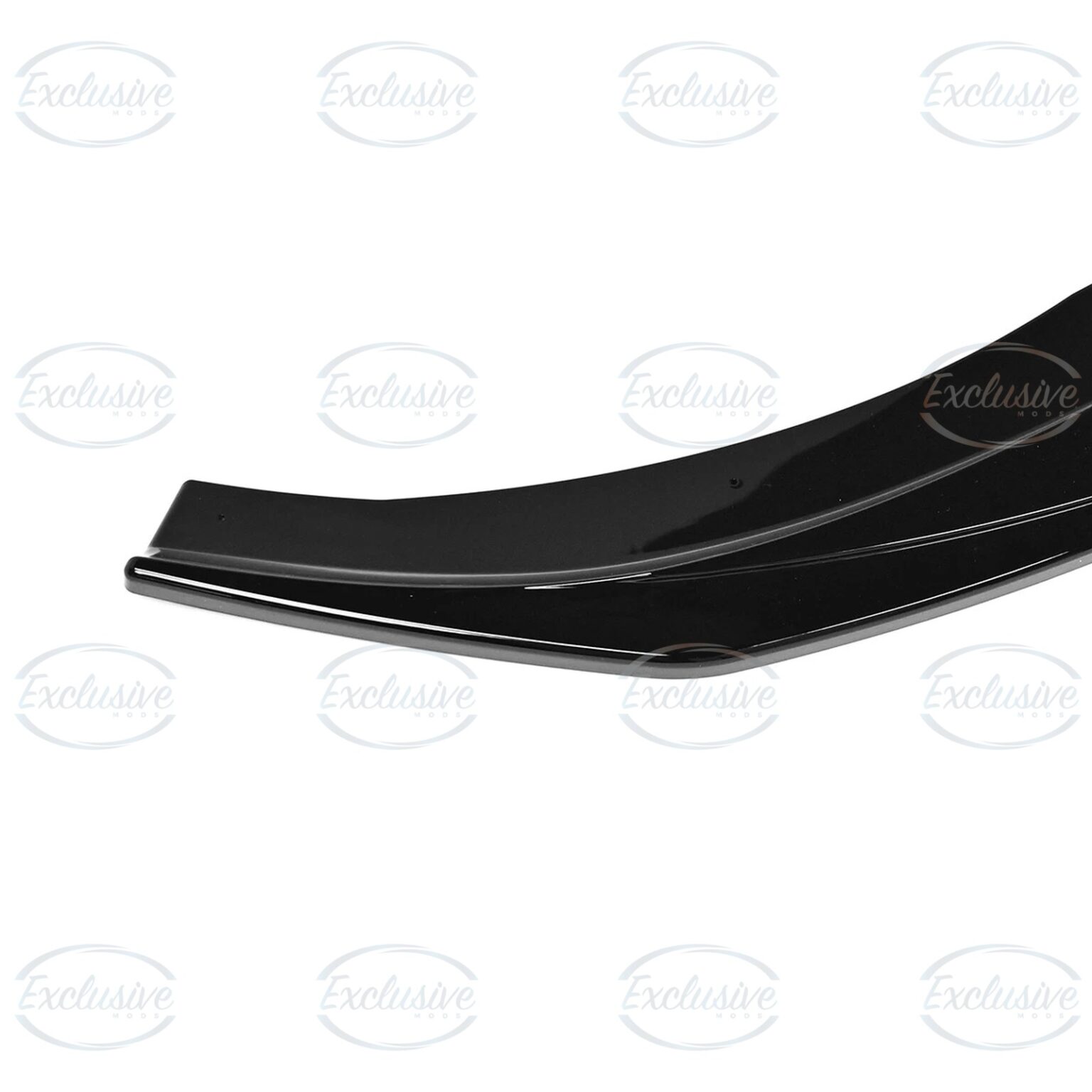 Gloss Black Front Splitter Lip - Fits Audi A3/S3 8V S-Line (2013-2016)