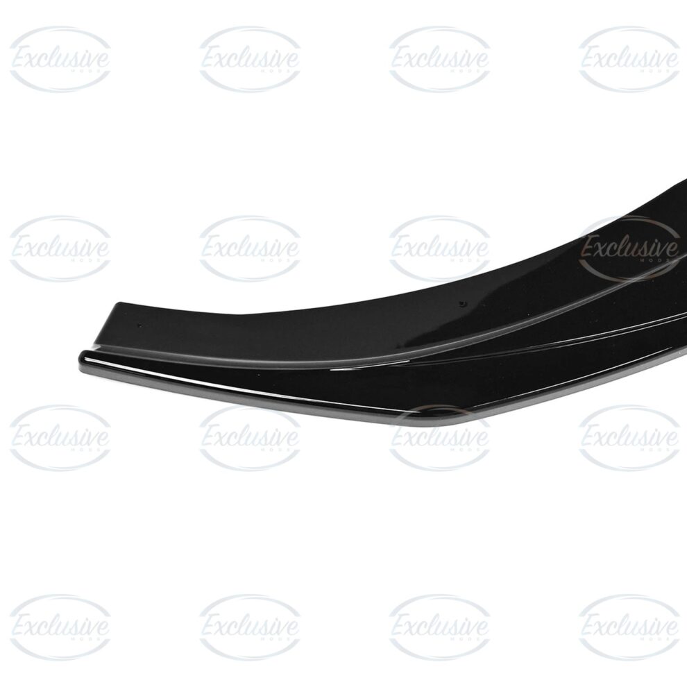 Gloss Black Front Splitter Lip - Fits Audi A3/S3 8V S-Line (2013-2016)