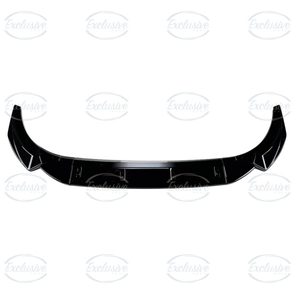 Gloss Black Front Splitter Lip - Fits Audi A4/S4 B9.5 Facelift S-Line (2019-2024)