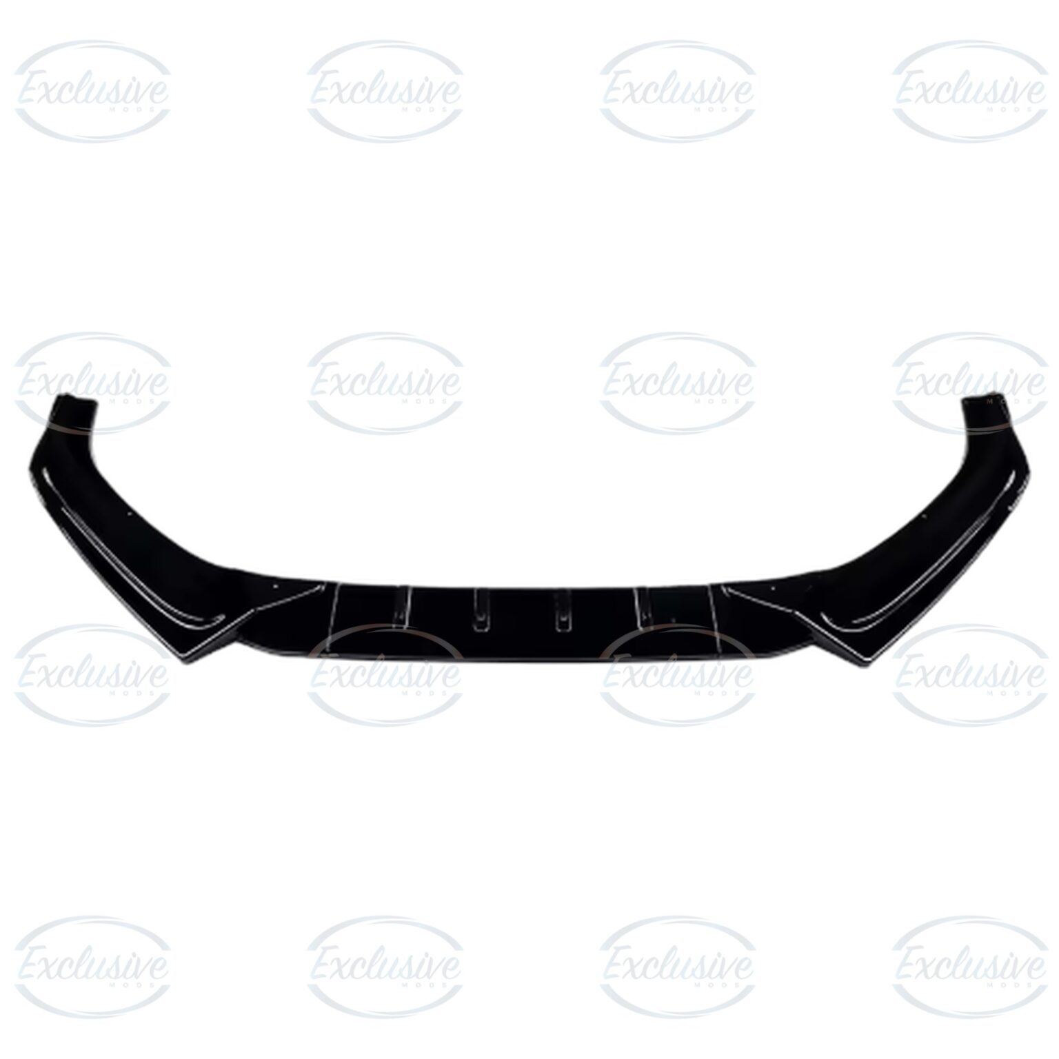 Gloss Black Front Splitter Lip - Fits Audi A4/S4 B9 S-Line (2017-2019)