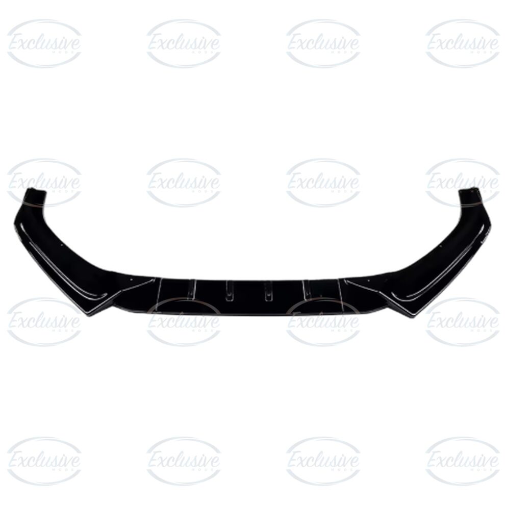 Gloss Black Front Splitter Lip - Fits Audi A4/S4 B9 S-Line (2017-2019)