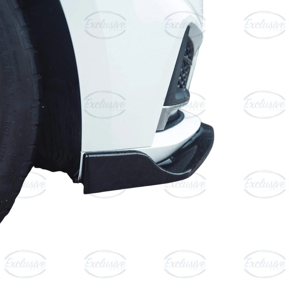 Gloss Black Front Splitter Lip - Fits Audi A5/S5 B9 S-Line (2016-2019)
