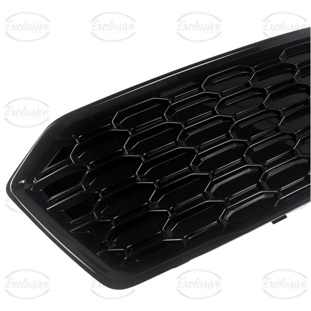 Gloss Black Honeycomb Fog Light Covers - Fits Audi Q5 FY Standard (2018-2020)