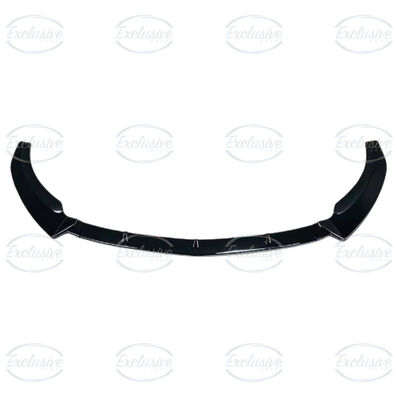 Gloss Black Front Splitter Lip - Fits Mercedes A Class W177 AMG Line (2018-2022)