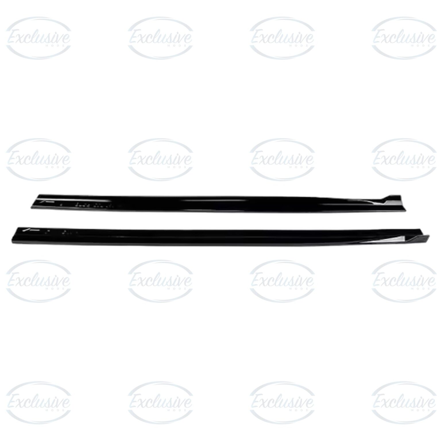 Gloss Black Side Skirt Extensions - Fits Mercedes A Class W177 AMG Line (2018+)