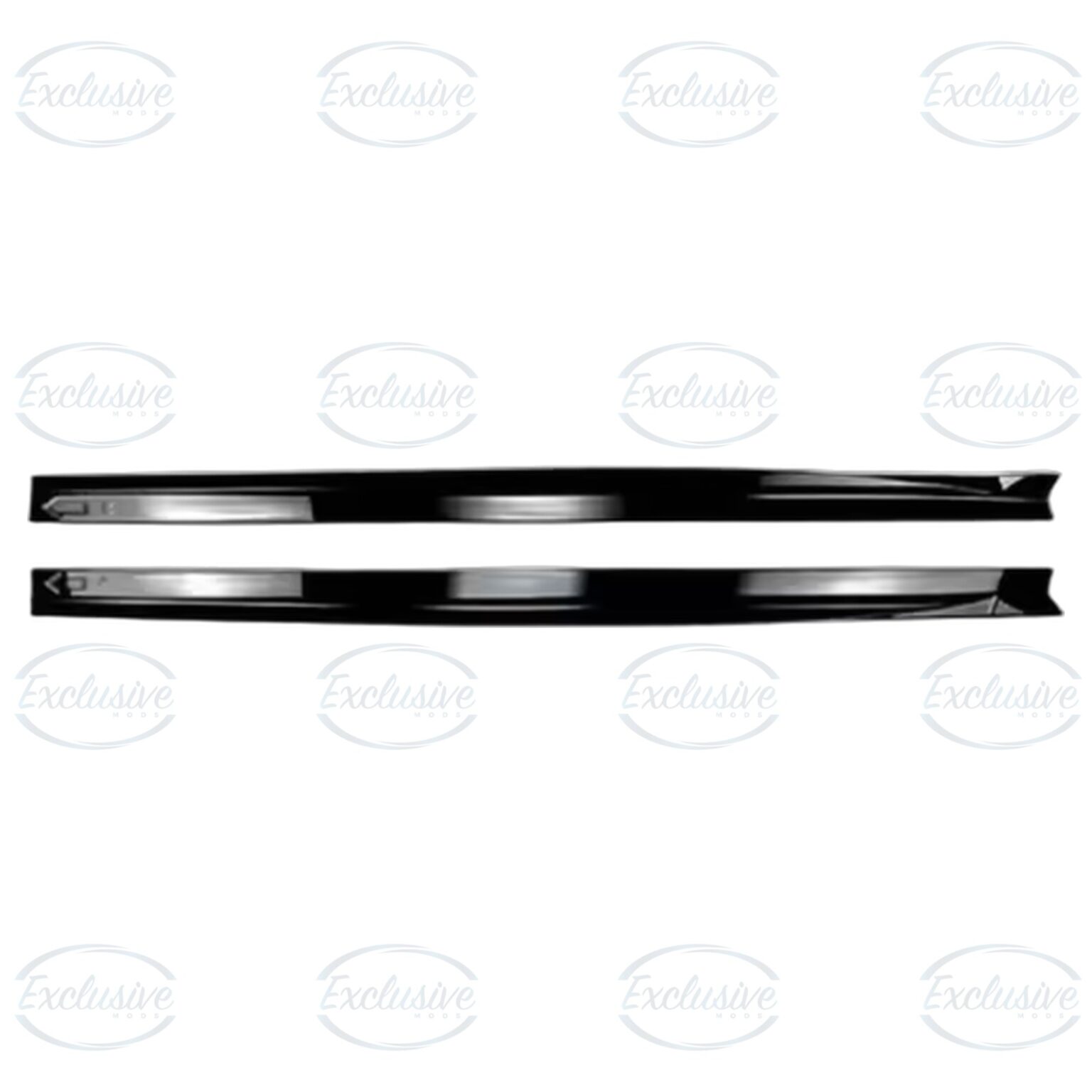 Gloss Black Side Skirt Extensions - Fits Mercedes A Class W177 AMG Line (2018+)
