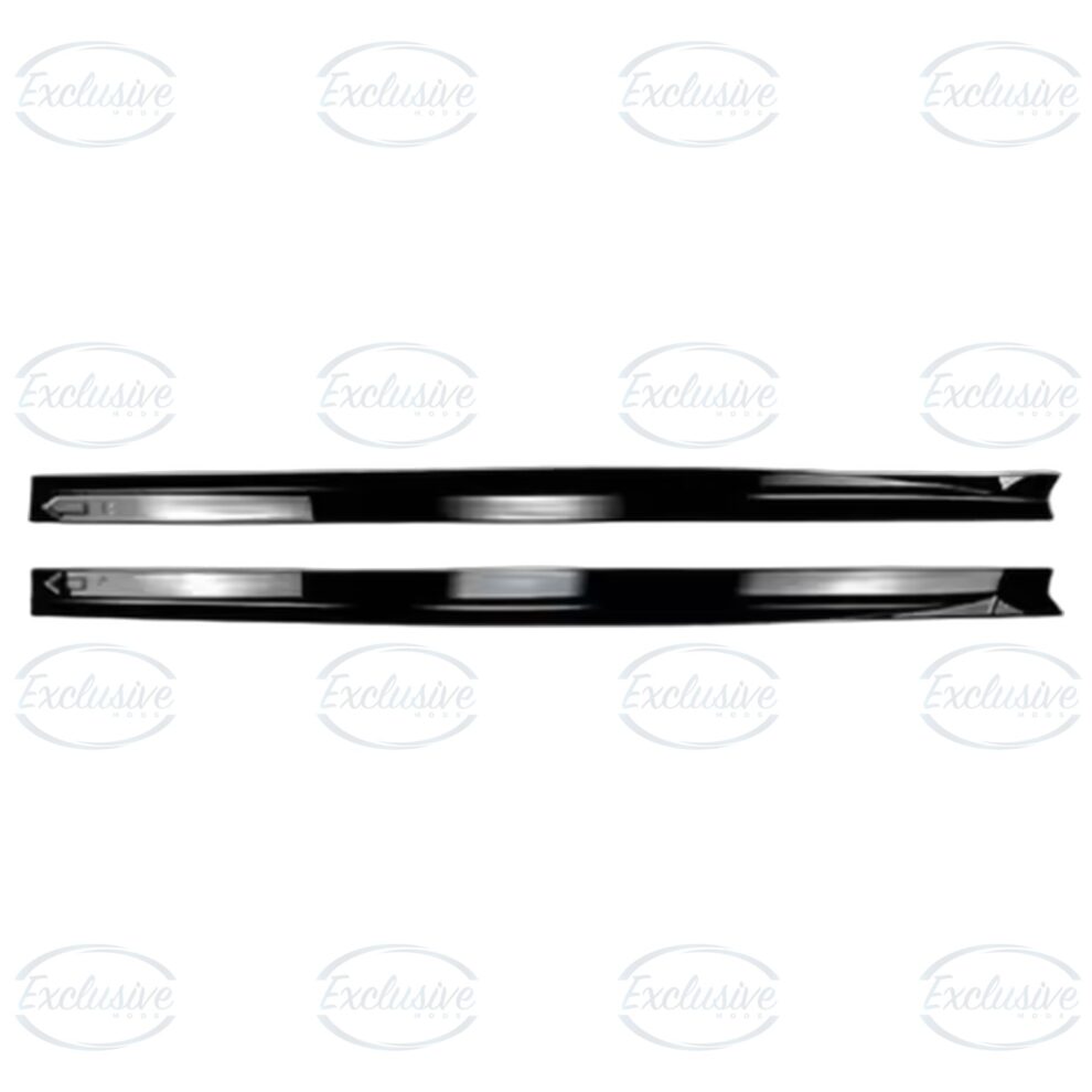 Gloss Black Side Skirt Extensions - Fits Mercedes A Class W177 AMG Line (2018+)