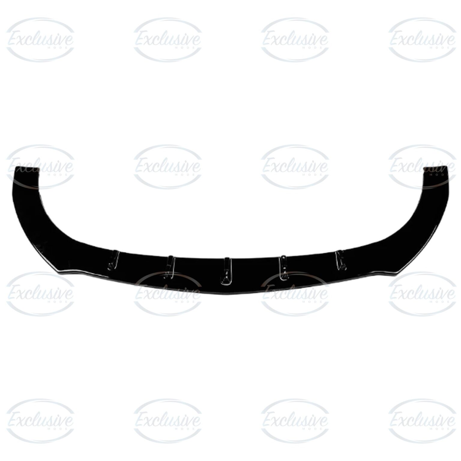 Gloss Black Front Splitter Lip - Fits Mercedes CLA C118/X118 AMG Line (2020-2023)