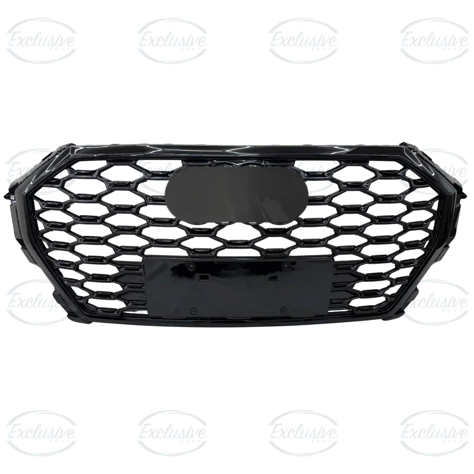 Audi Q3 F3 S-Line gloss black honeycomb mesh grille