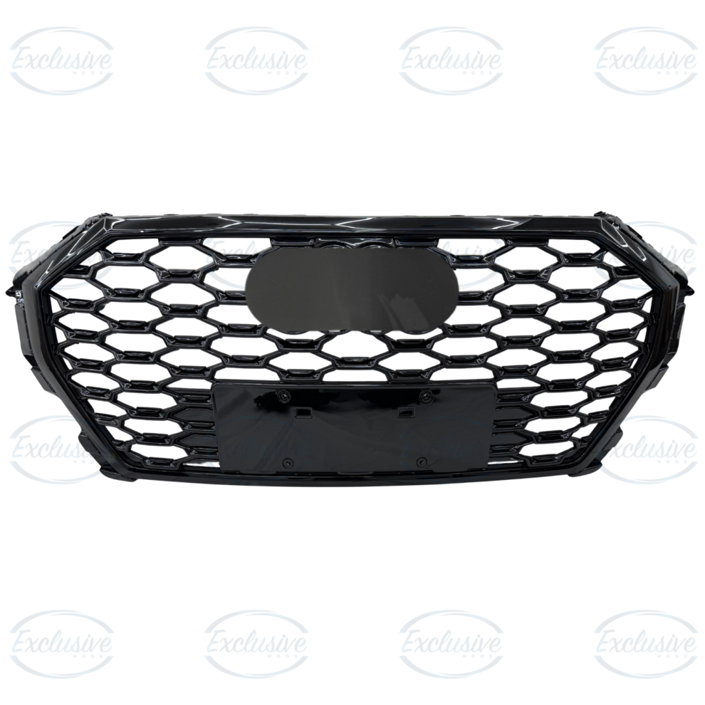 Audi Q3 F3 S-Line gloss black honeycomb mesh grille