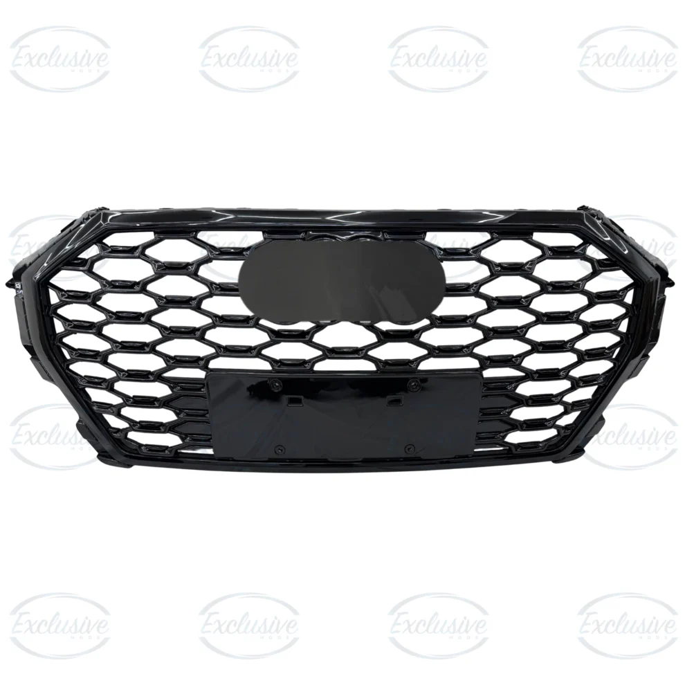 Audi Q3 F3 S-Line gloss black honeycomb mesh grille