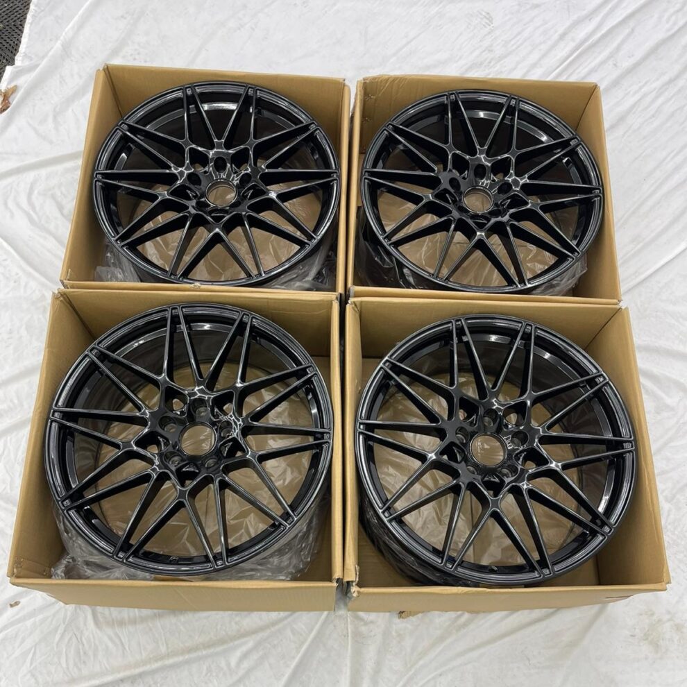 4× 20" Competition Style Alloys - Gloss Black - 5×120 - Fits BMW 2–7 Series, X3 & X4