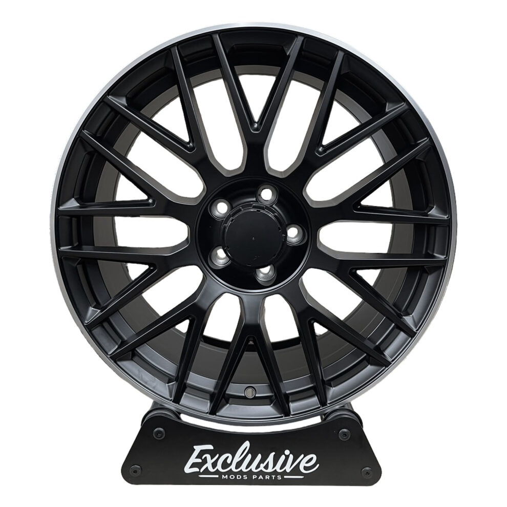 4× 19" C63 AMG 10-Spoke Style Alloys - Matt Black - 5×112 - Fits Mercedes C/E/S Class, CLS & GLC