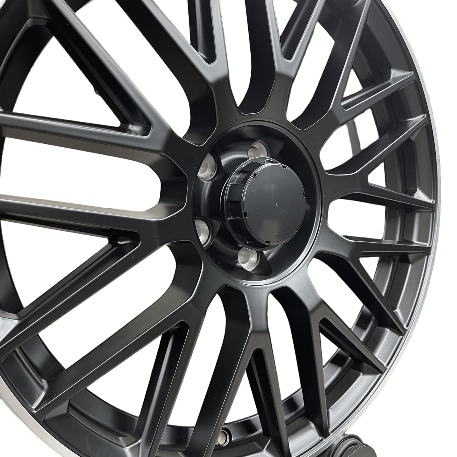4× 19" C63 AMG 10-Spoke Style Alloys - Matt Black - 5×112 - Fits Mercedes C/E/S Class, CLS & GLC