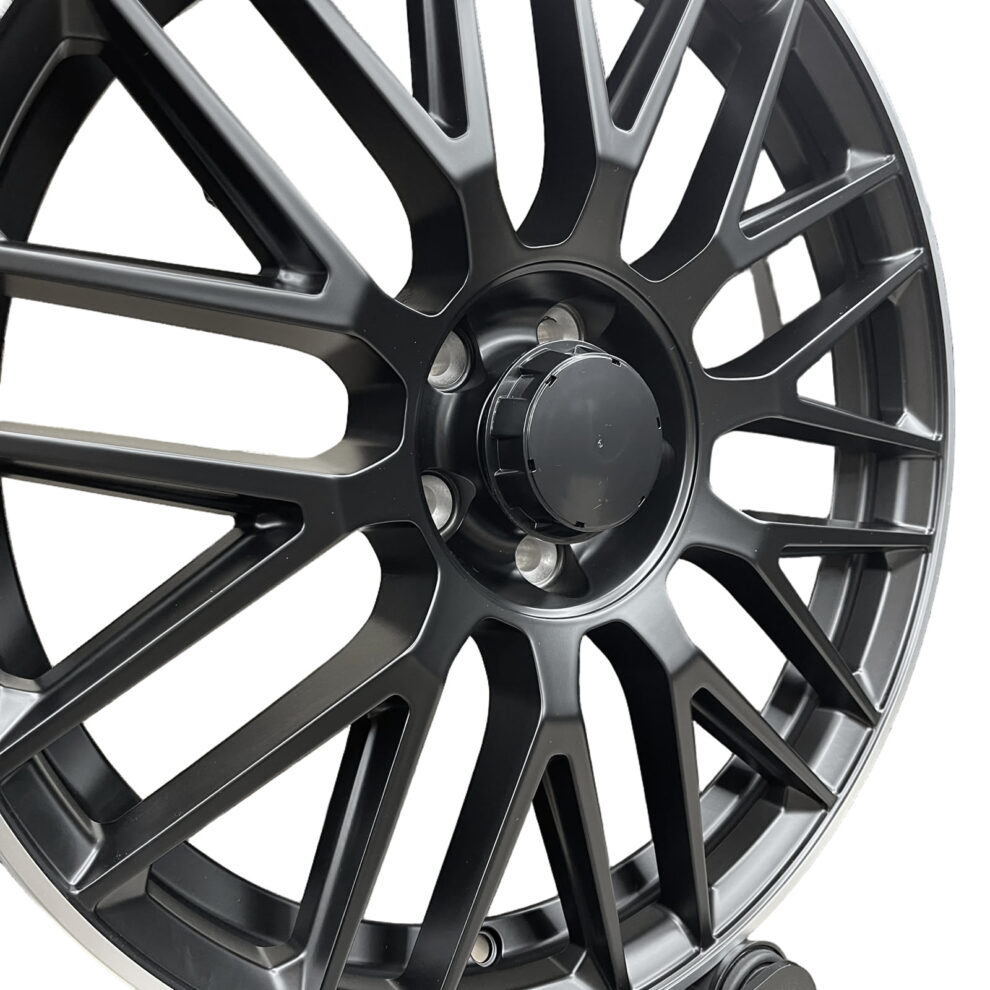 4× 19" C63 AMG 10-Spoke Style Alloys - Matt Black - 5×112 - Fits Mercedes C/E/S Class, CLS & GLC
