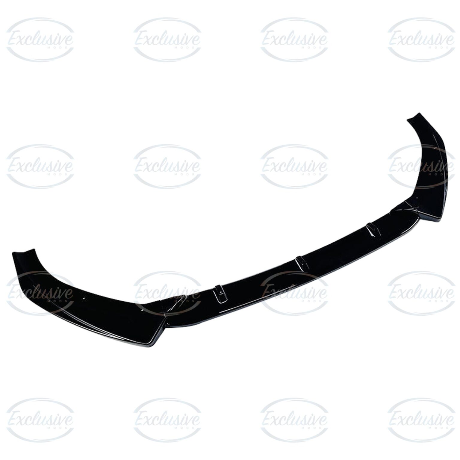 Gloss Black Front Splitter Lip - Fits Audi A3/S3 8V Facelift S-Line (2016-2020)