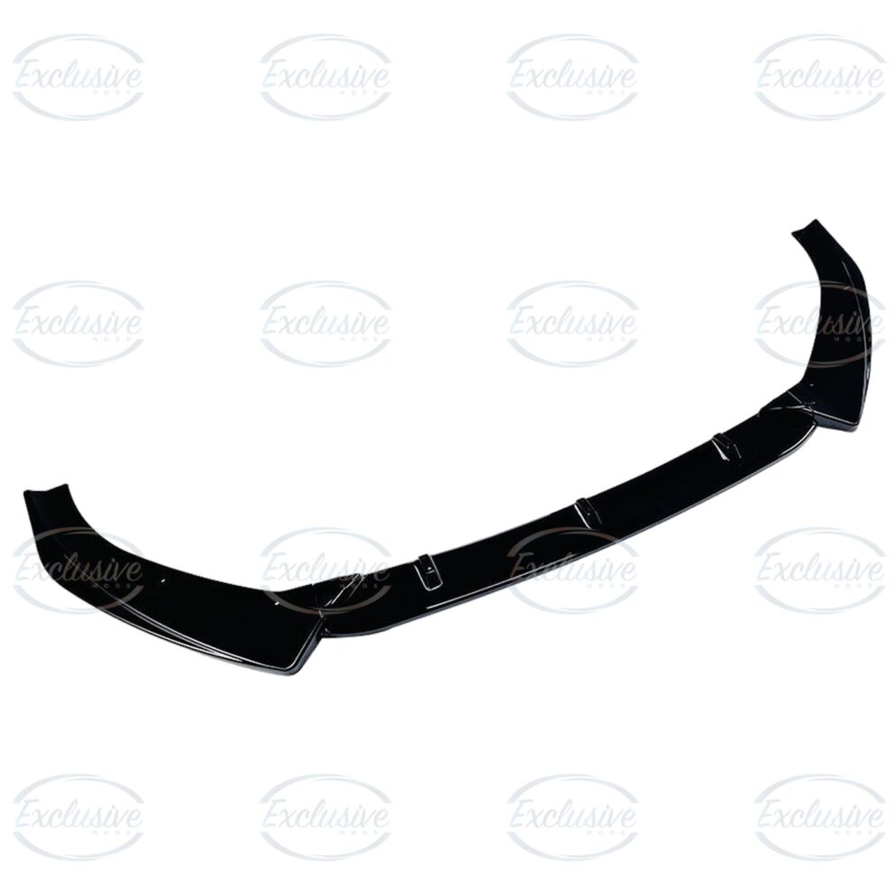 Gloss Black Front Splitter Lip - Fits Audi A3/S3 8V Facelift S-Line (2016-2020)