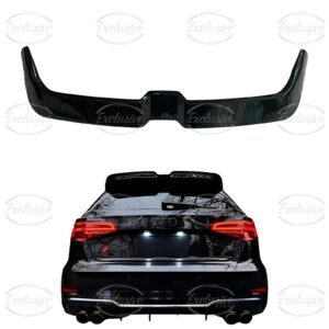 Gloss Black Oettinger Style Roof Spoiler - Fits Audi A3/S3 8V Hatchback/Sportback Pre-Facelift and Facelift (2014-2020)