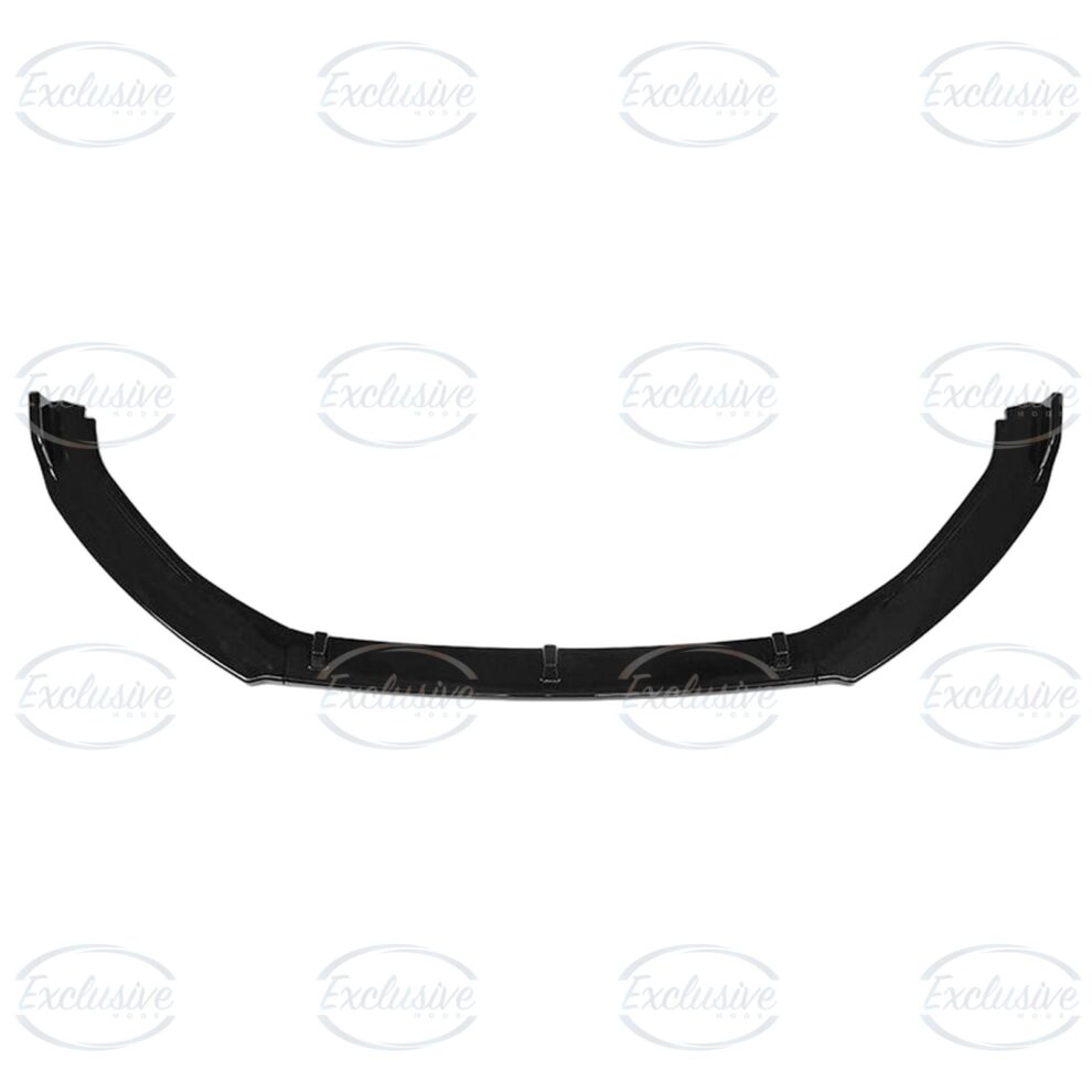 Gloss Black Front Splitter Lip (3-Piece) - Fits Audi A4/S4 B9 S-Line (2016-2018)