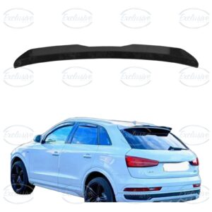Gloss Black Roof Spoiler - Fits Audi Q3 8U Pre-Facelift and Facelift (2012-2018)