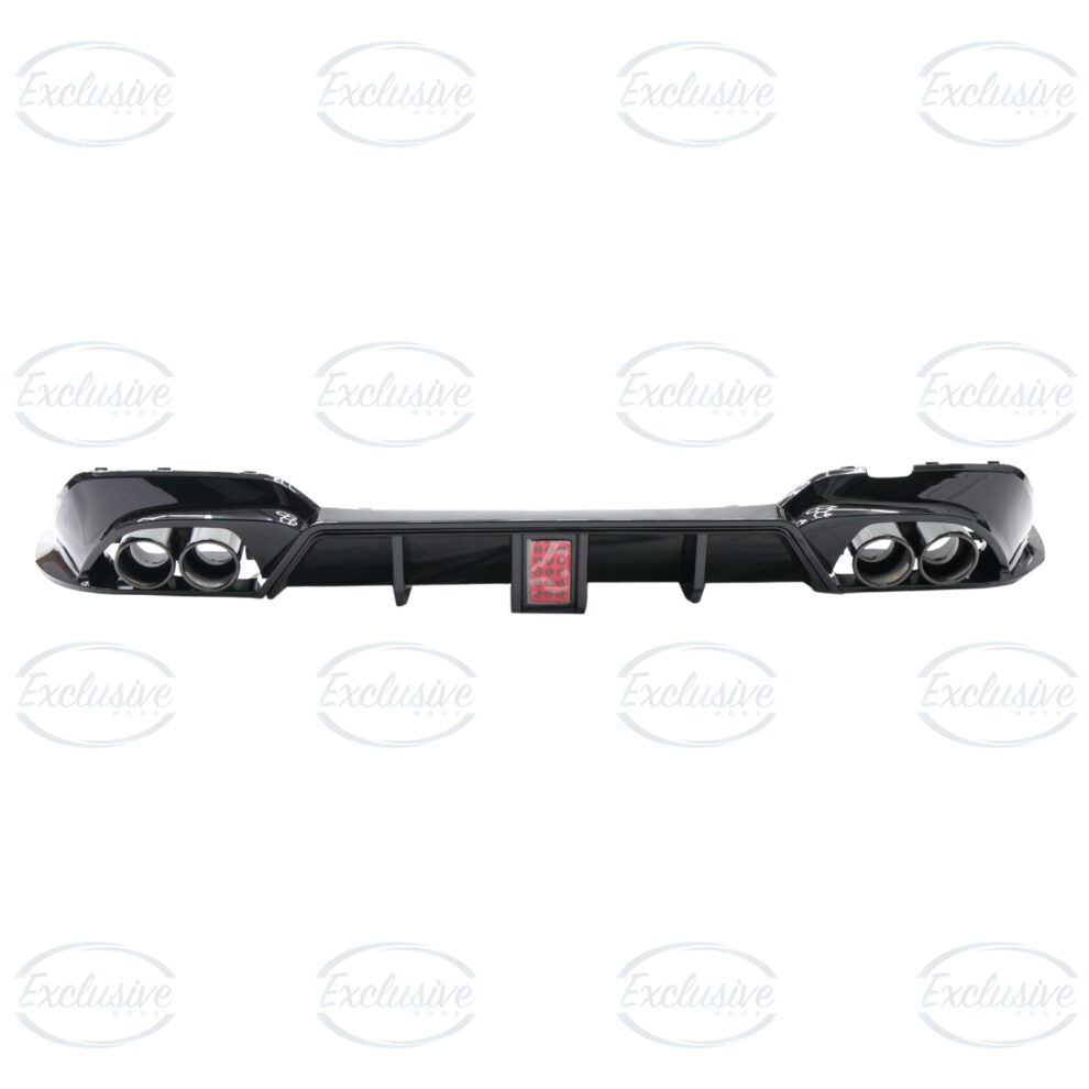 Gloss Black F1 Style Diffuser - Fits BMW 3 Series G20 M Sport (2018-2022)