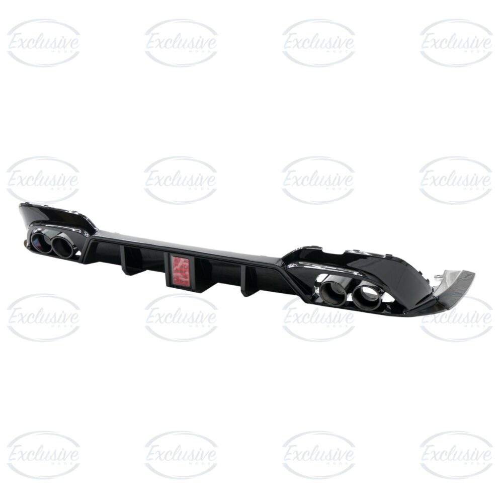 Gloss Black F1 Style Diffuser - Fits BMW 3 Series G20 M Sport (2018-2022)