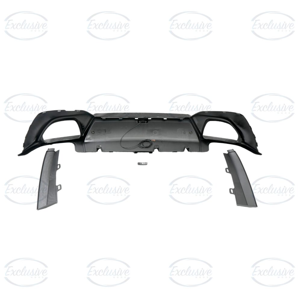 Gloss Black F1 Style Diffuser - Fits BMW 3 Series G20 M Sport (2018-2022)