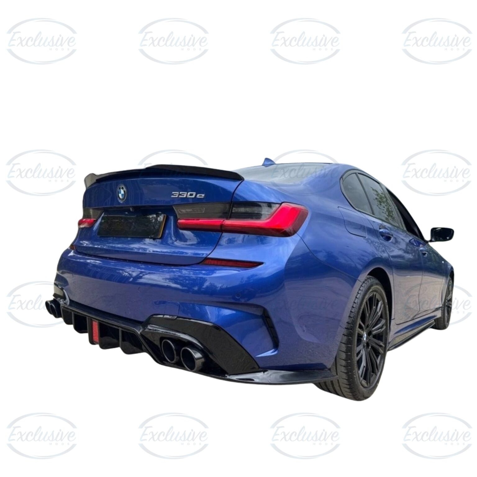 Gloss Black F1 Style Diffuser - Fits BMW 3 Series G20 M Sport (2018-2022)