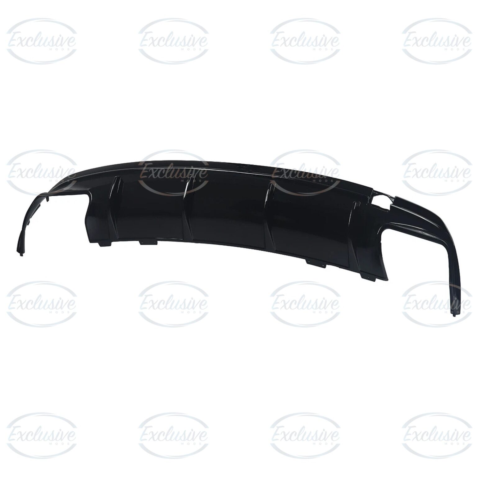 Gloss Black CLA45 AMG Style Diffuser - Fits Mercedes CLA C117/X117 AMG Line (2013-2019)