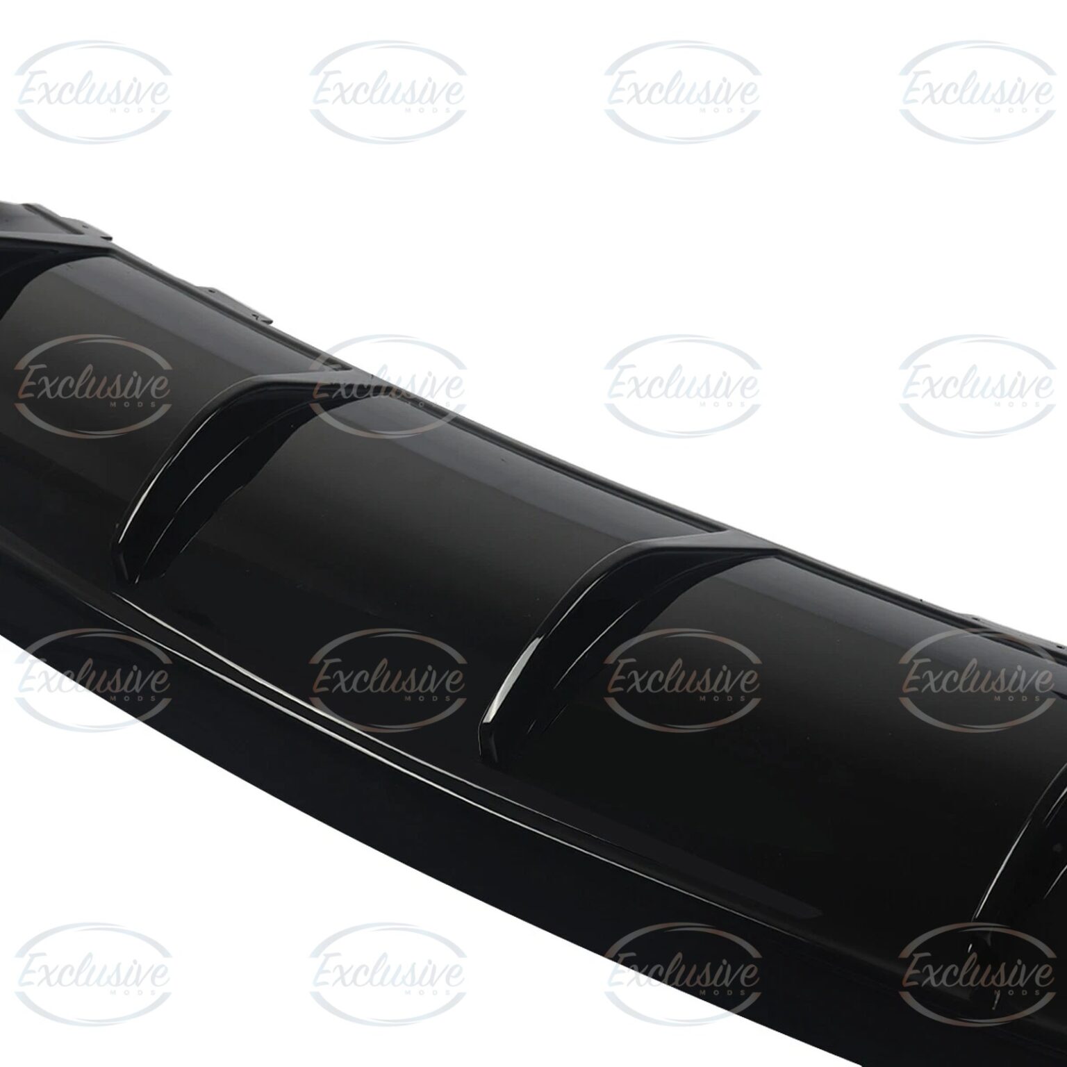 Gloss Black CLA45 AMG Style Diffuser - Fits Mercedes CLA C117/X117 AMG Line (2013-2019)
