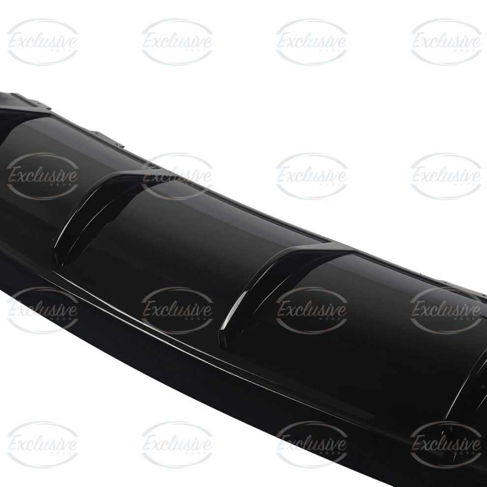 Gloss Black CLA45 AMG Style Diffuser - Fits Mercedes CLA C117/X117 AMG Line (2013-2019)