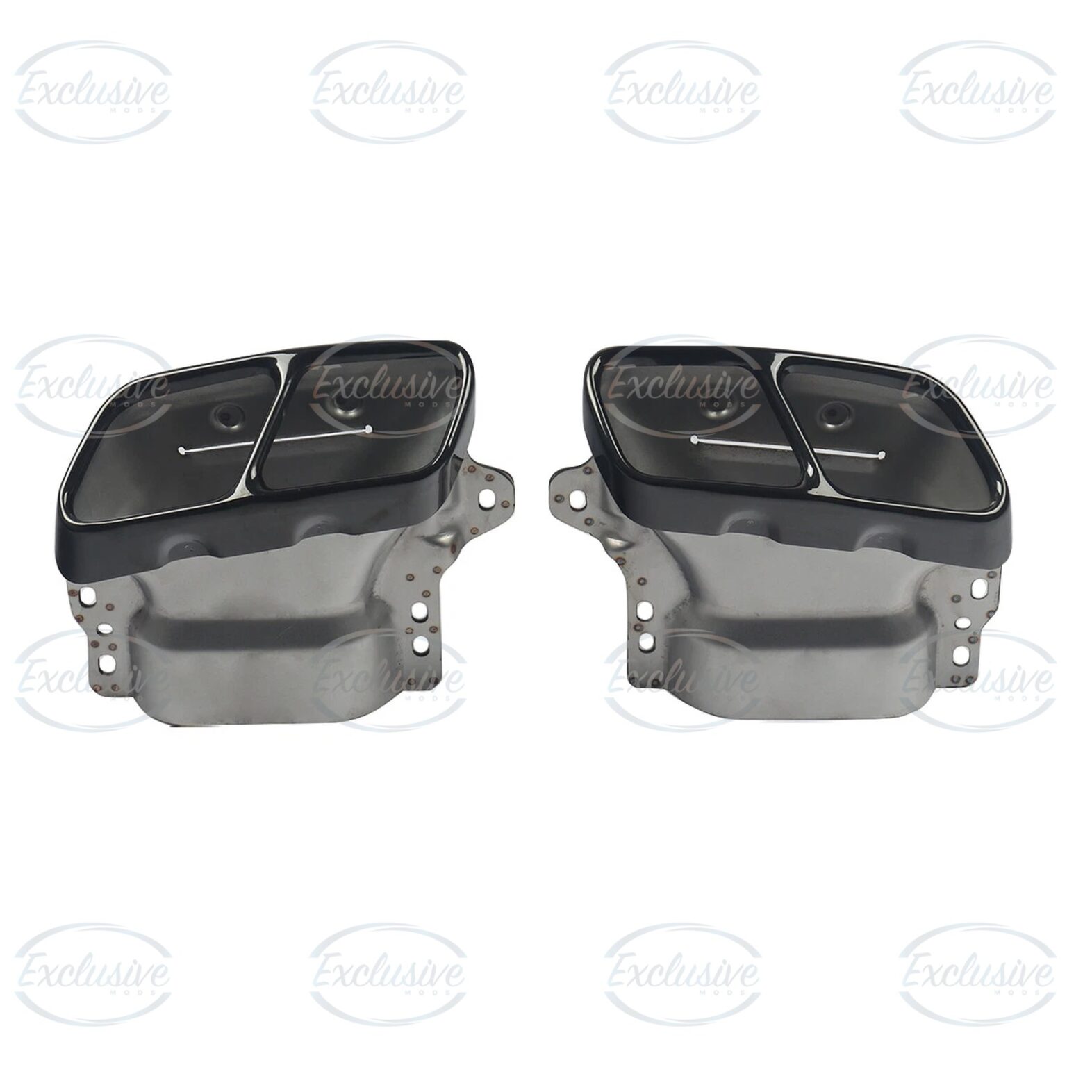 Gloss Black CLA45 AMG Style Diffuser - Fits Mercedes CLA C117/X117 AMG Line (2013-2019)