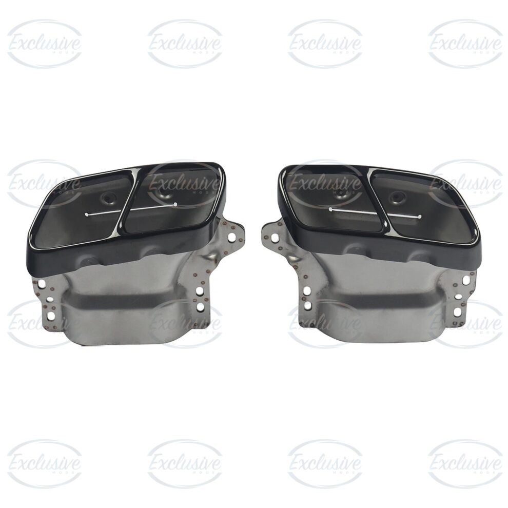Gloss Black CLA45 AMG Style Diffuser - Fits Mercedes CLA C117/X117 AMG Line (2013-2019)