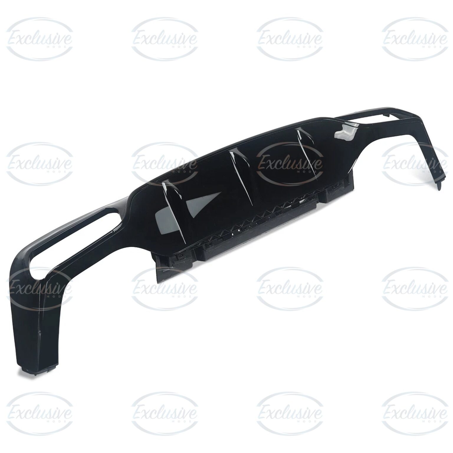 Gloss Black E63 AMG Style Diffuser - Fits Mercedes E Class W213 AMG Line (2016-2020)