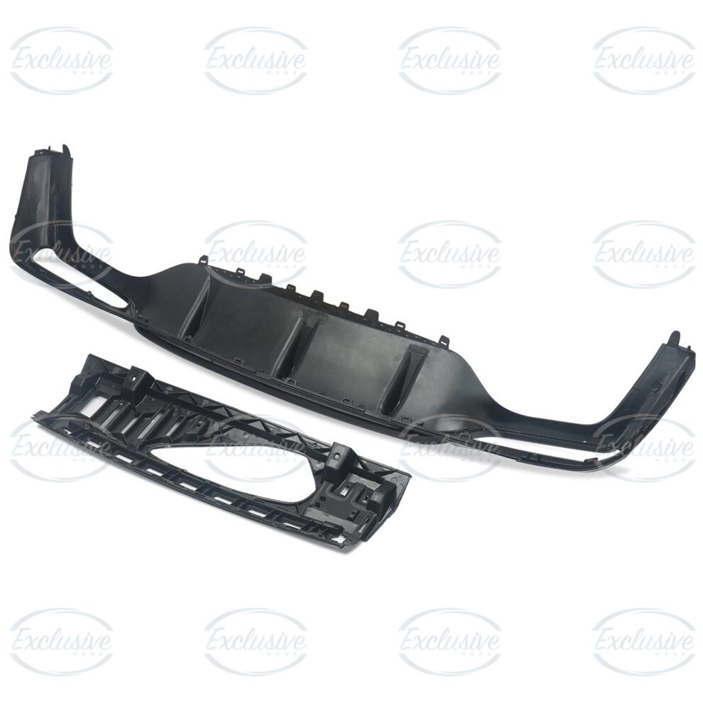 Gloss Black E63 AMG Style Diffuser - Fits Mercedes E Class W213 AMG Line (2016-2020)