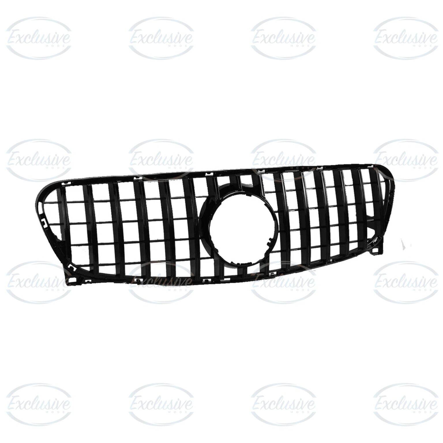 Gloss Black Panamericana Style Grille - Fits Mercedes GLA X156 (2013-2015)