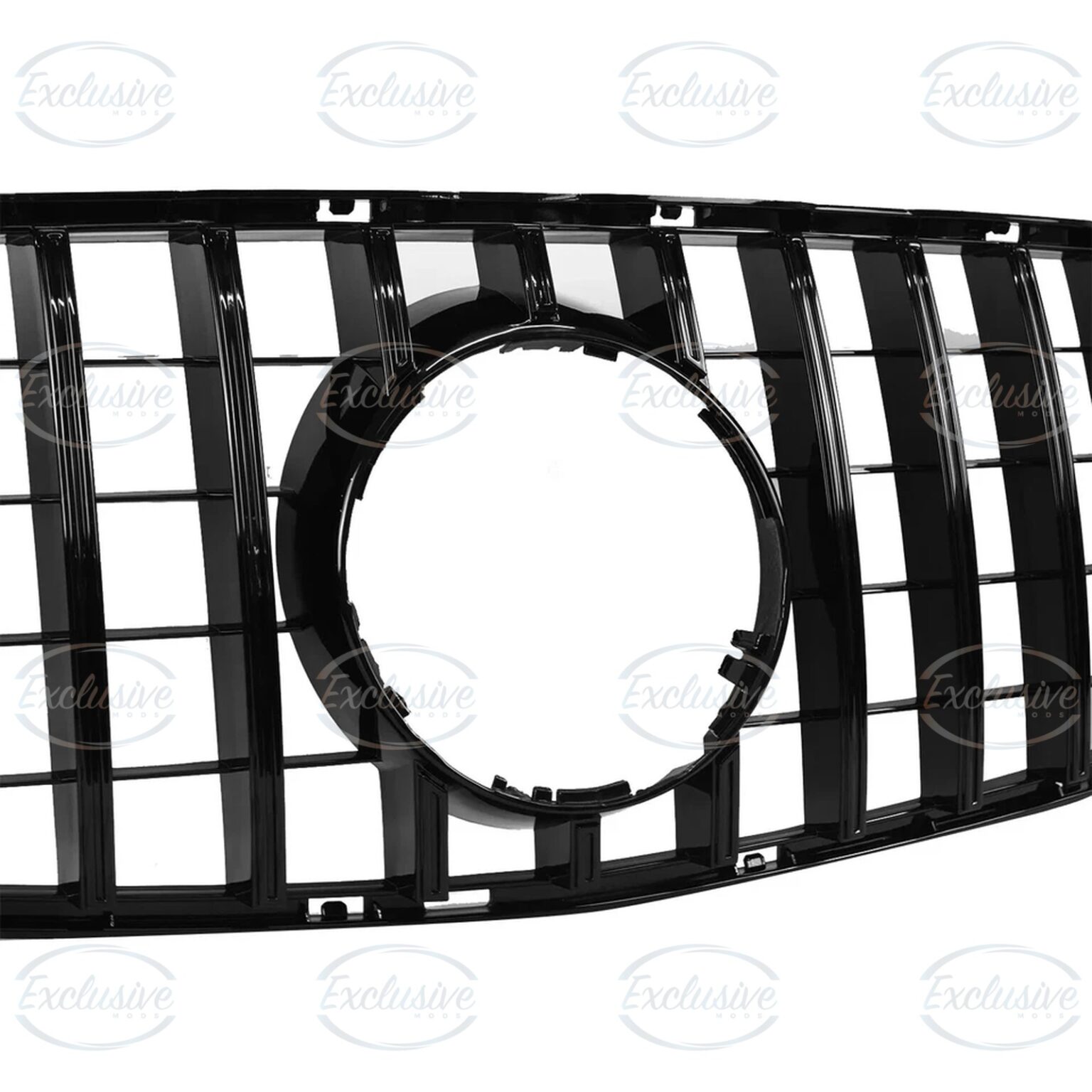Gloss Black Panamericana Style Grille - Fits Mercedes GLA X156 (2013-2015)