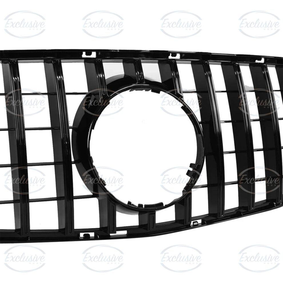 Gloss Black Panamericana Style Grille - Fits Mercedes GLA X156 (2013-2015)