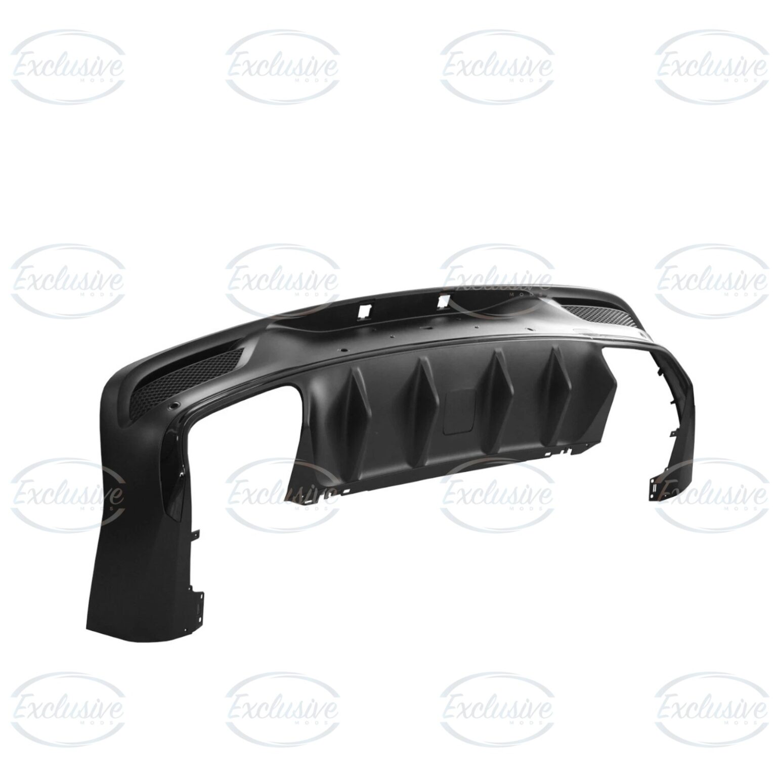 Gloss Black GLE63 AMG Style Diffuser - Fits Mercedes GLE C167 AMG Line (2020+)