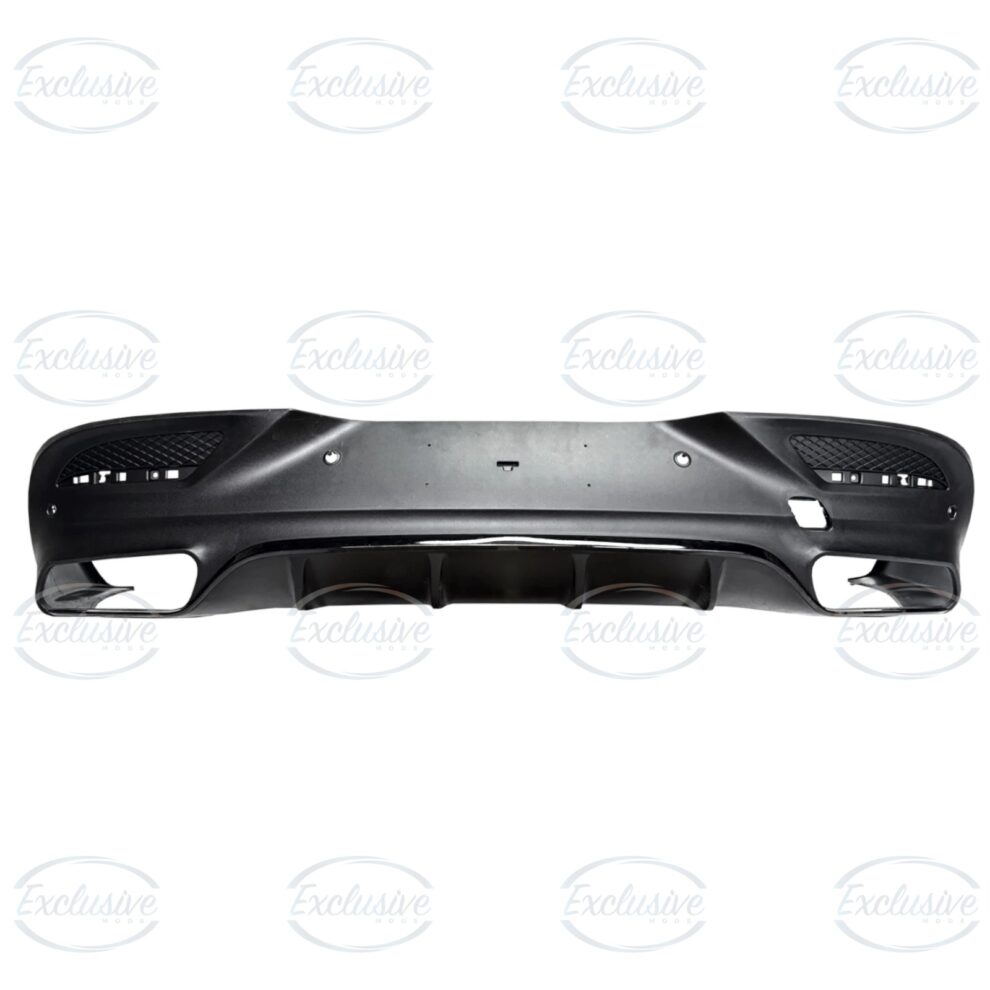 Matte Black GLE63 AMG Style Diffuser - Fits Mercedes GLE C292 AMG Line (2015-2019)