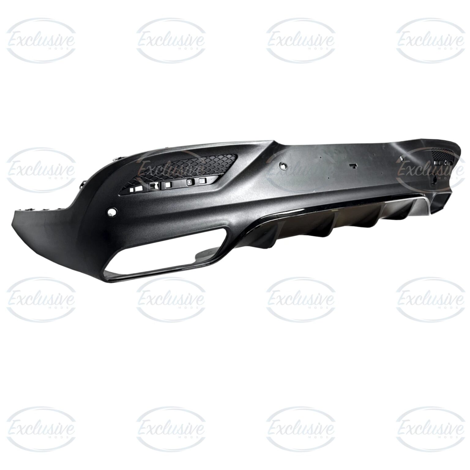Matte Black GLE63 AMG Style Diffuser - Fits Mercedes GLE C292 AMG Line (2015-2019)