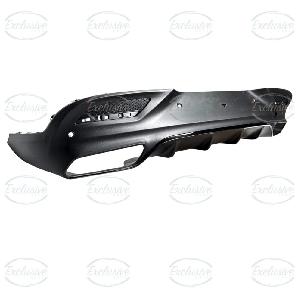 Matte Black GLE63 AMG Style Diffuser - Fits Mercedes GLE C292 AMG Line (2015-2019)