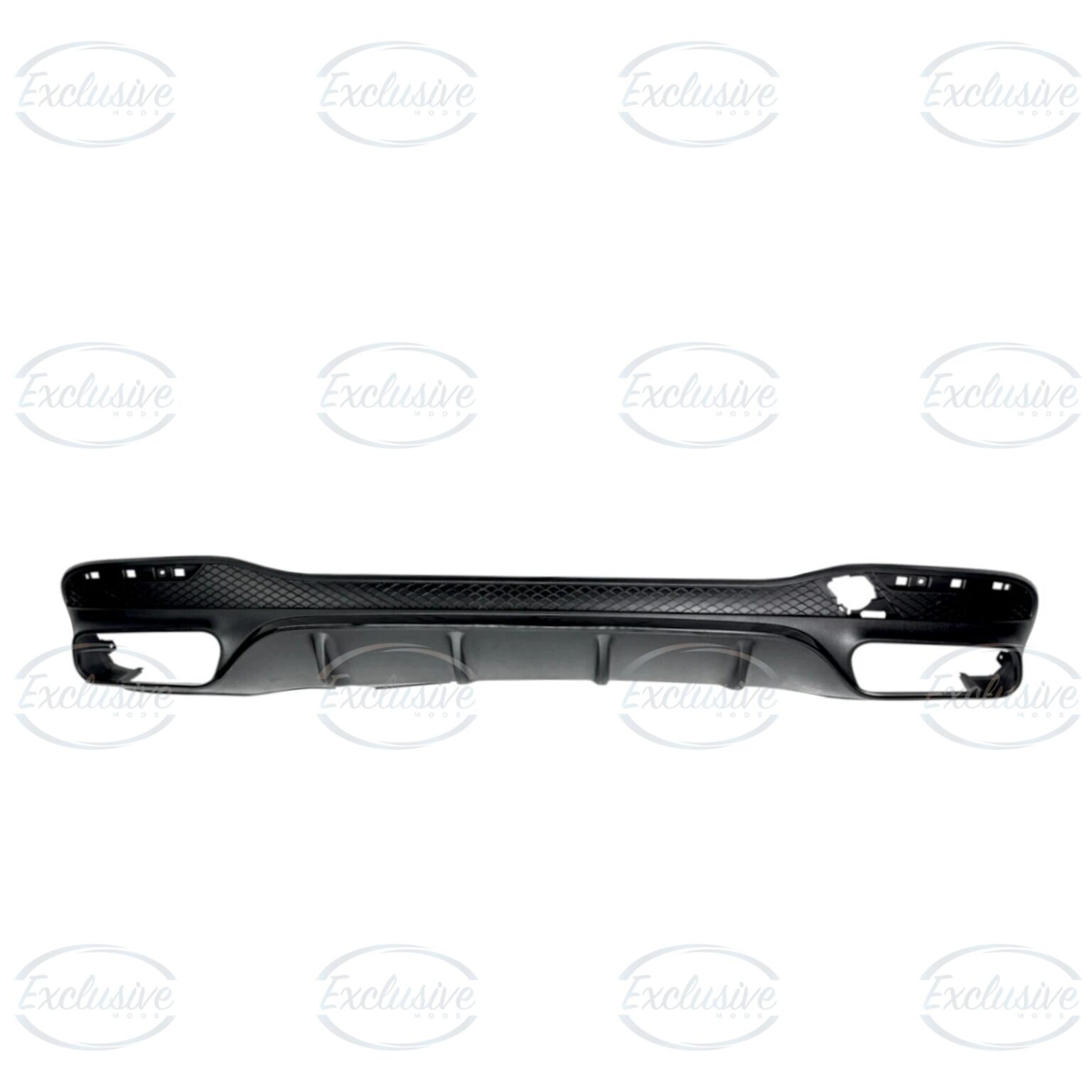 Gloss Black GLE63 AMG Style Diffuser - Fits Mercedes GLE W166 AMG Line (2015-2019)